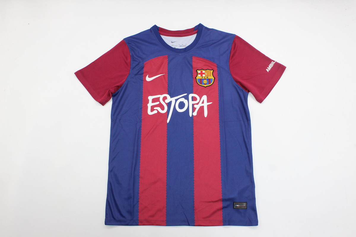 AAA Quality Barcelona 23/24 Special X Estopa Soccer Jersey